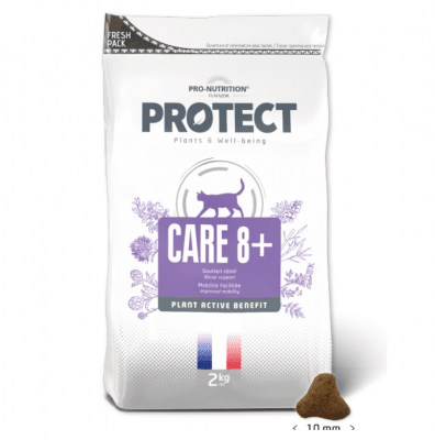 Пълноценна диетична храна за котки със специфични хранителни потребности на възраст над 8 години Flatazor Care 8+, 2.00кг