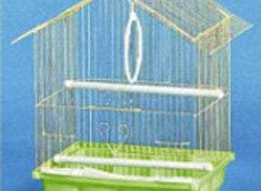 Клетка за вълнисти папагали -остър покрив