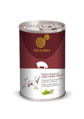 "Equilibria" - Консерва за кучета със свинско месо 