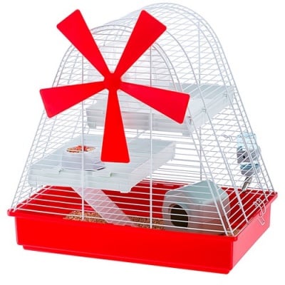 Kлетка за хамстери CAGE MAGIC MILL WHITE 46 x 29,5 x вис: 46,5 cm