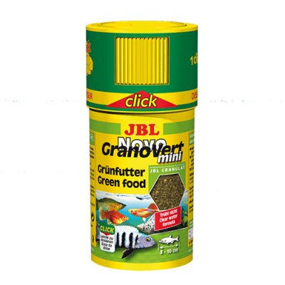 BL NOVOGRANOVERT MINI (CLICK) 100ML - ХРАНА ЗА МАЛКИ РАСТИТЕЛНОЯДНИ РИБКИ - ГРАНУЛИ