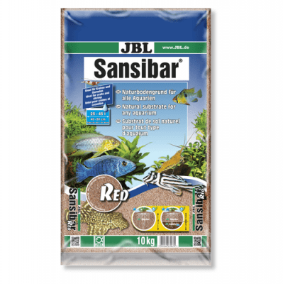 JBL Sansibar RED - 10кг - дънен, подхранващ субстат за сладководни или соленоводни аквариуми и териариуми