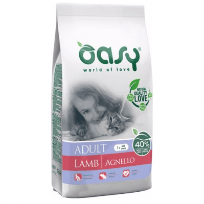 Храна за котка Oasy Cat Adult Lamb с агнешко, 1.5 кг