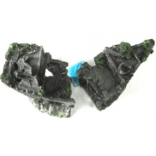 "Кораб 2 части А1201" - Декорация за аквариум смола