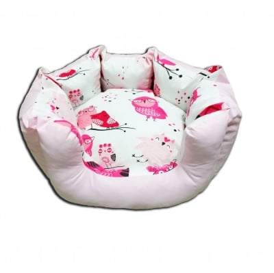 Легло за кучета и котки, двулицево, кръгло, 50см