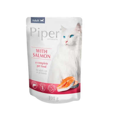 Пауч за котки и малки котенца PIPER, 100 гр - БЕЗ зърно - два вкуса