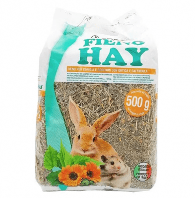 Сено за гризачи с невен и коприва, Croci, 500 гр