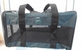 Чанта от плат за транспорт на кучета, котки и други - цвят тъмно зелен