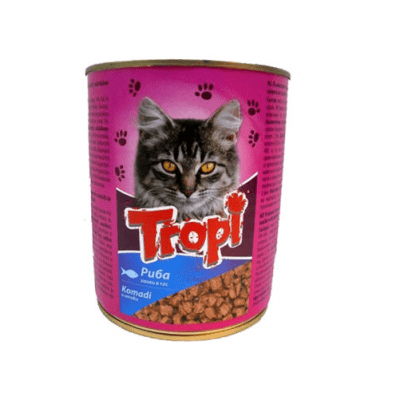 Консерва за коте Tropi  0.415 кг - различни вкусове