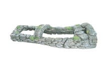 "QIAN HU" - Декорация за аквариум - Каменен мост с подводно течаща река