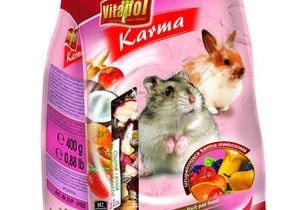 Храна с плодове за хамстери и зайчета