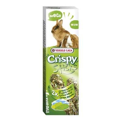 Versale Laga Mega Sticks Rabbits-Guinea Pigs Green meadow – мега стик за зайци и морски свинчета зелена ливада, 140гр