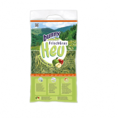 Сено за гризачи от свежа трева с лайка Bunny FreshGrass Hay Camomile, 500гр