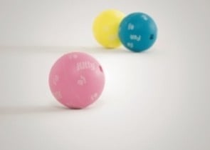 Твърди вибриращи топки в различни цветове