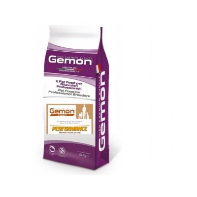 Суха храна за кучета от едри породи подложени на голямо физическо натоварване Gemon Performance,  с пиле и ориз, 20.00кг