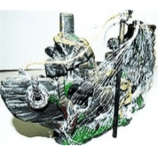 "Кораб А1098" - Декорация за аквариум смола