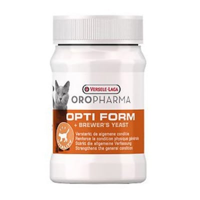 Opti Form Cat 100 таблетки - овкусени таблетки с бирена мая за котки- За лъскава козина, добро храносмилане, подобряване на апетита и жизнеността