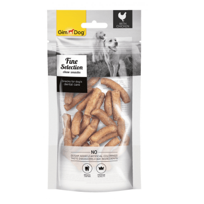 GimDog, НАДЕНИЧКИ за дъвчене с пилешко, 50 г