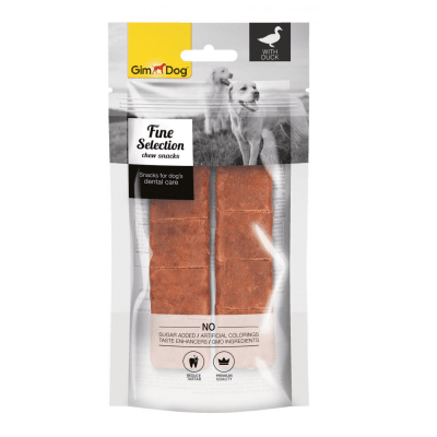 GimDog, снакс за дъвчене с патешко, 64 г
