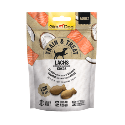 GimDog, Месни бисквити със СЬОМГА и КОСОС, 100 г