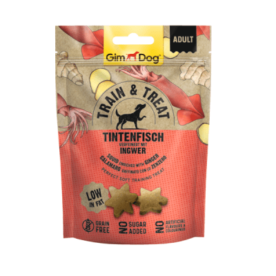 GimDog, Месни бисквити със СЕПИЯ и ДЖИНДЖИФИЛ, 100 г