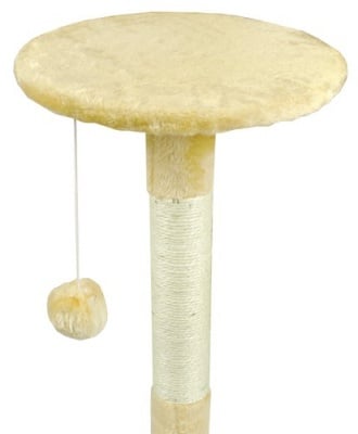 Malatec, драскало за коте, 200см, бежово и бяло