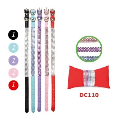 "Camon" - Нашийник с камъчета за кучета