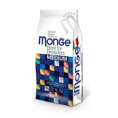 Суха храна за кученца от средни породи по време на отбиването до 1 година Monge Medium Starter, с пилешко месо, 15.00кг