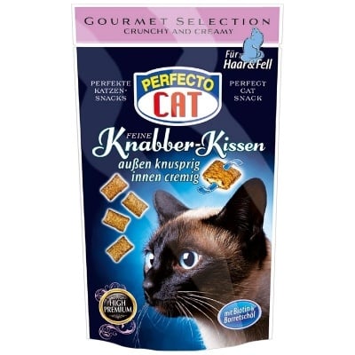 Лакомство за коте Perfecto Cat, За красиви кожа и козина, 50 гр