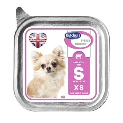 Пастет за кучета от дребни породи 'Pro series S pate' - 100 гр., безглутенов, Butcher's 