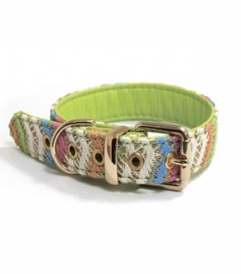 Нашийник за кучета, Croci, цветни, с блясък