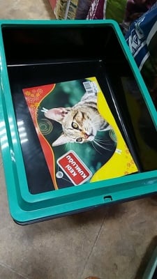 Котешка тоалетна с борд 