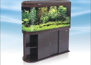 HUS-1000 Двулицев аквариум с шкаф - 170л.