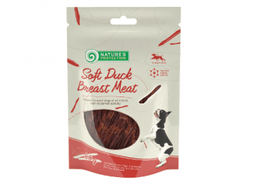 "Меки парченца от патешко месо" - Пауч за израснали кучета с умерена активност от всички породи