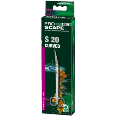 "JBL ProScape Tool 20 curved" - Ножица със закривен връх от неръждаема стомана