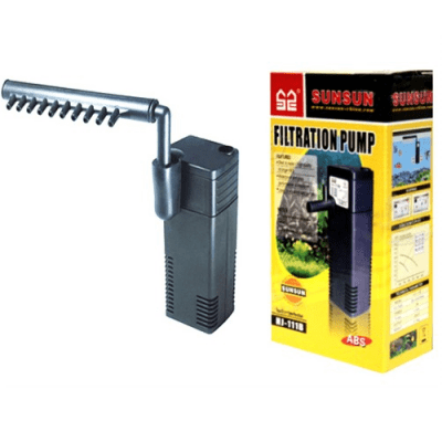 Вътрешен филтър SunSun HJ-111B, подходящ за аквариуми до 40 литра