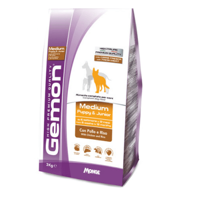 Medium Puppy & Junior With Chicken And Rice - Суха храна за кучета от средни породи на възраст от 6 седмична до 12 месеца, с пиле и ориз