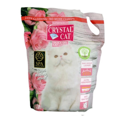 Силиконова тоалетна за котки Crystal Cat Premium 3.8l - два аромата
