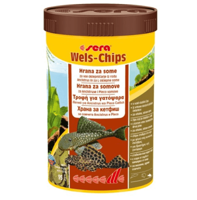 "Wels Chips" - Храна за придънни рибки с върба и елша