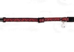 Красив нашийник със звънче - 8мм.х14-23см.