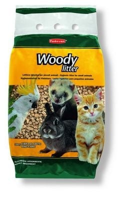 Woody litter - Пресовани борови стърготини.