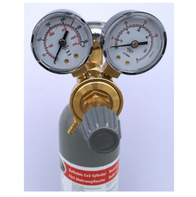 Редуцир вентил за CO2 /за бутилки 2 и 8кг. /Aqua Nova