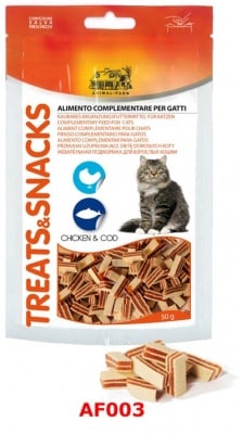 "Chicken sandwich" - Хрупкав снакс за котки