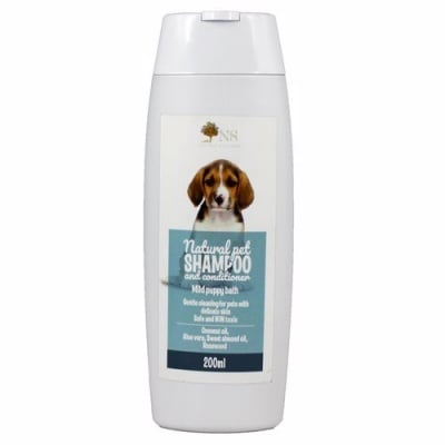 Шампоан и балсам за малки кучета Natural Selection - с кокосово масло, алое вера, масло от сладък бадем, палисандър, 200 мл