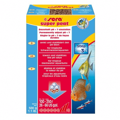 sera Super Peat - торф на гранули, 500гр