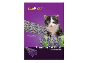 Sumo Cat Ароматизирана котешка тоалетна с мирис на лавандула-10л.