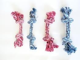 Въже-кокал за кучета - различни размери и цветове