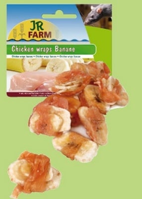 "Снакс за гризачи" -  Банан и пиле