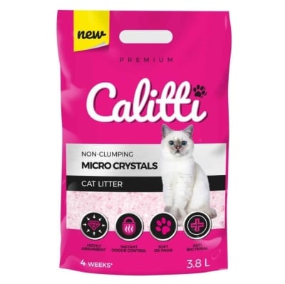 Calitti Crystal, Силиконова постелка за котешка тоалетна, Микрокристали, 3.8л