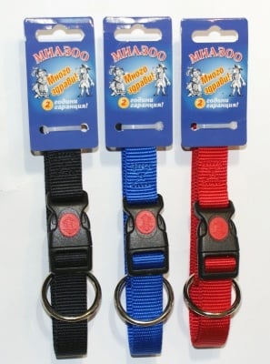 "Миазоо Спорт+" - Нашийник  със заключващ механизъм, различни размери и цветове